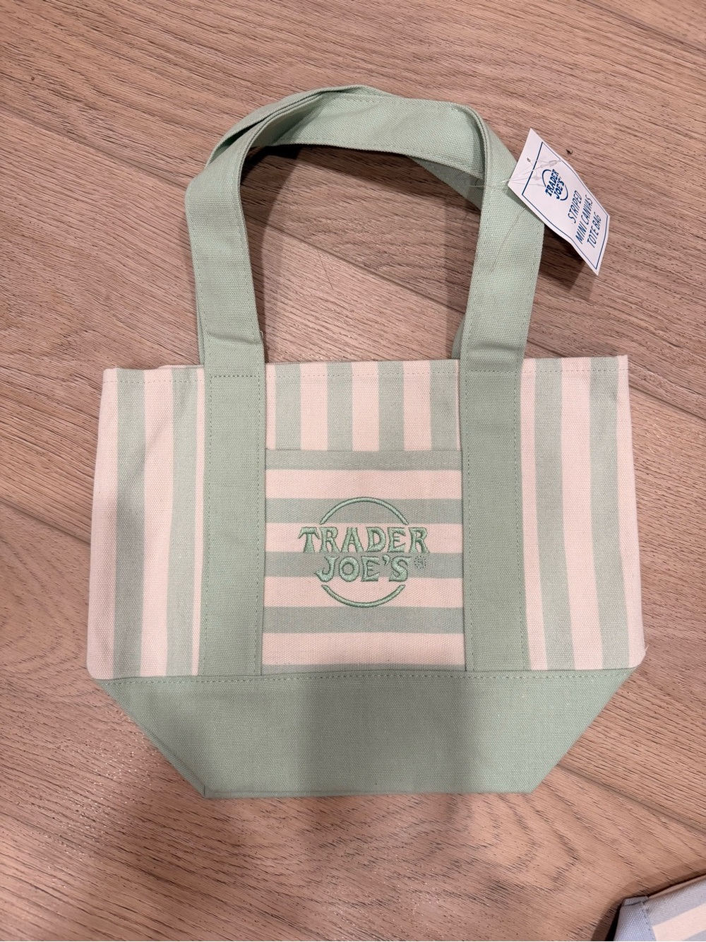 Trader Joe’s Stripe Canvas Tote Bag